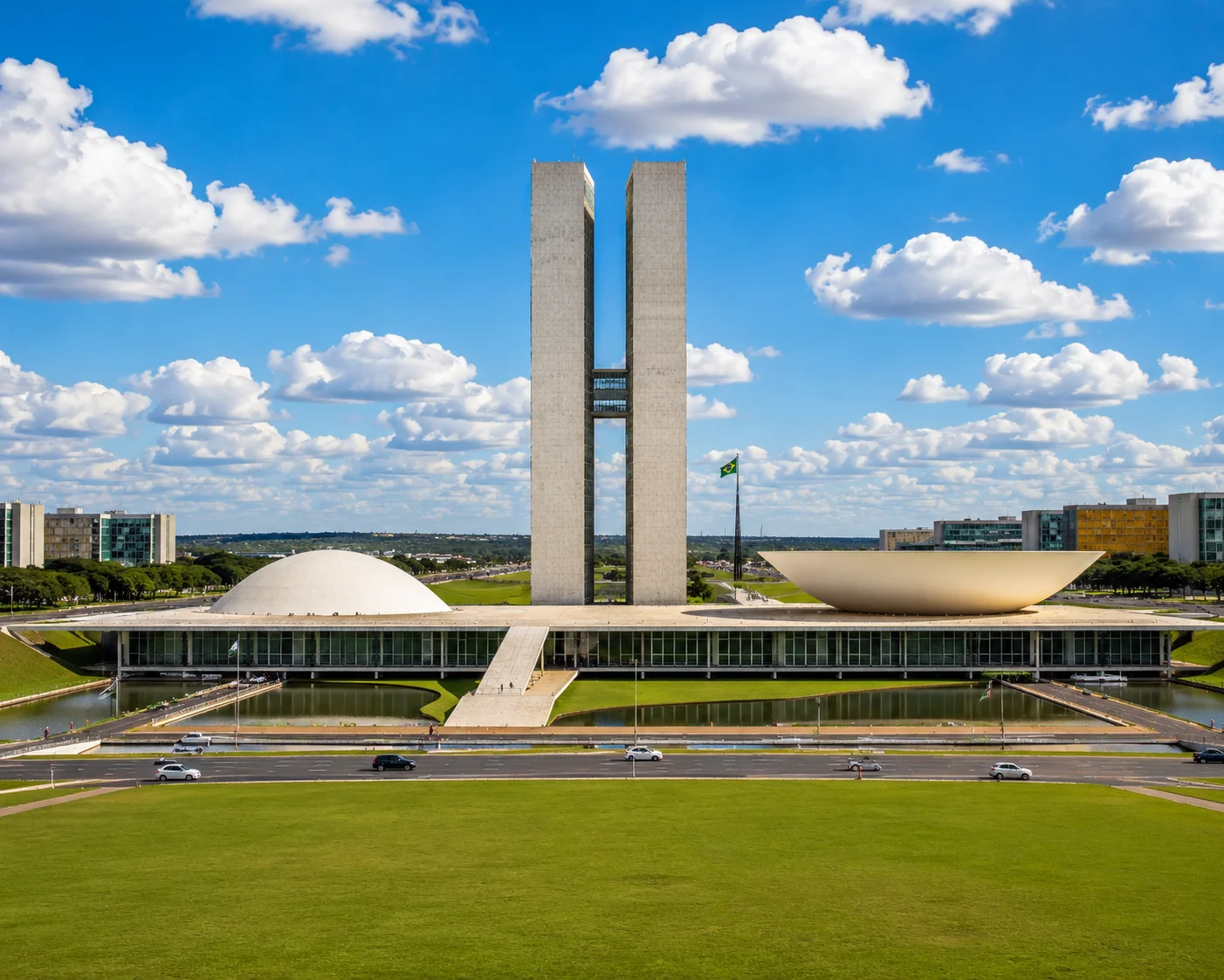 Modern architectural landmarks in Brazil